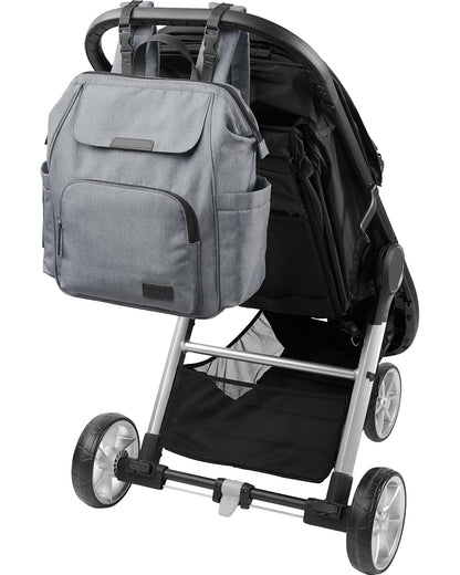 Simple Joys by Carter's Everyday Diaper Backpack in Grey (photo 3)