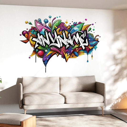 South9Sticker Custom Graffiti Name Wall Decal Personalized Street Art