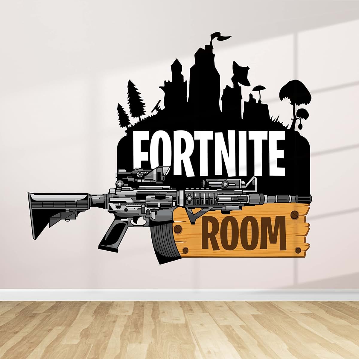 Kyle Cornhole Custom Name Gamers Wall Decal - Personalized Kids Bedroom Decor
