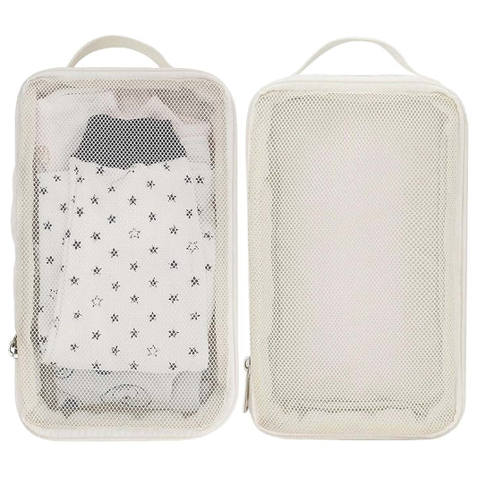 NIDONE Diaper Bag Organizing Pouches, 2PCS Waterproof Pod Diaper Bag Organizer, Reusable Washable Storage Mesh Pouch