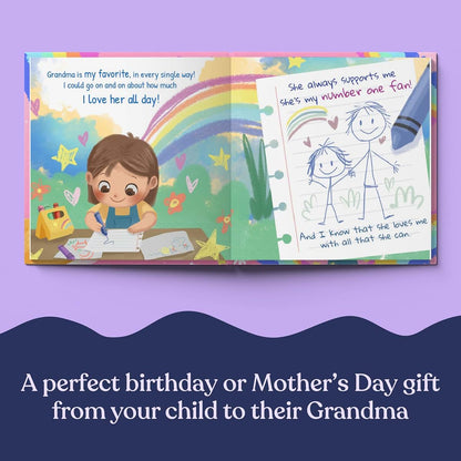 Luna Studios I Love Grandma Personalized Children's Book