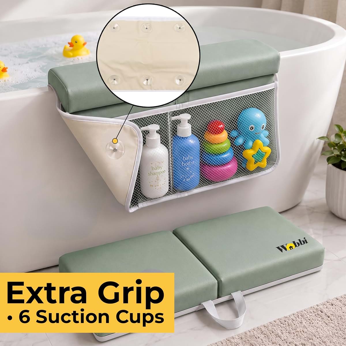 Wobbi Baby Bath Kneeler And Elbow Rest Pad Set (photo 4)