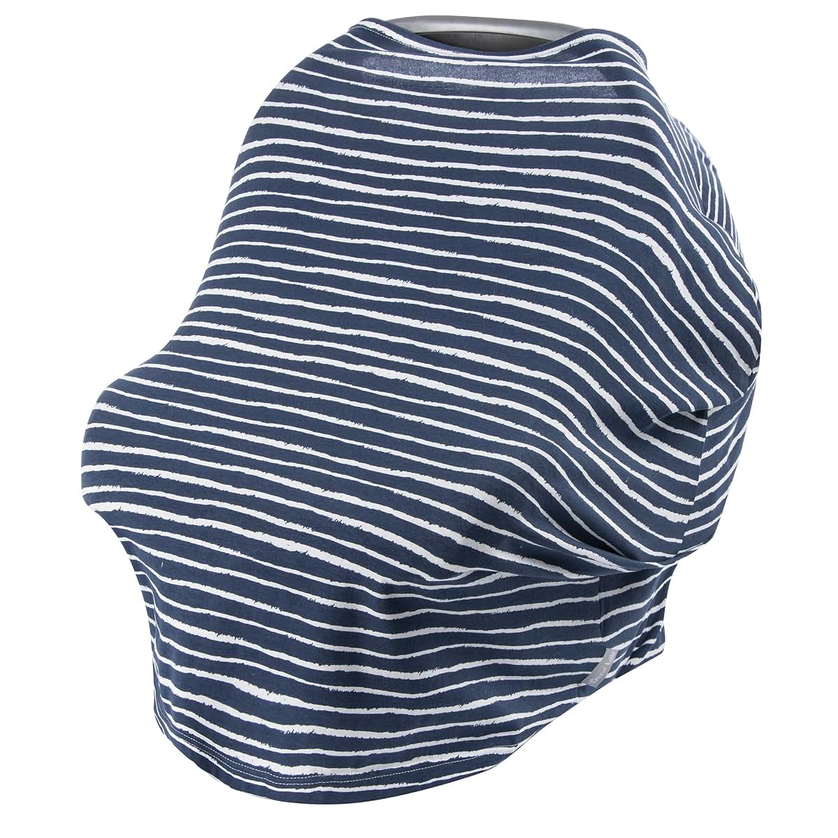 Trend Lab Navy Stripe Multi-Use Nursing Cover (photo 3)