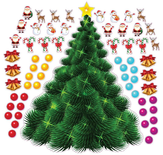 Nostalgia Decals Holiday Christmas Tree Wall Decal 24" x 19"