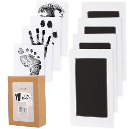 Pearhead Clean-Touch Ink Pad Kit 4-Pack