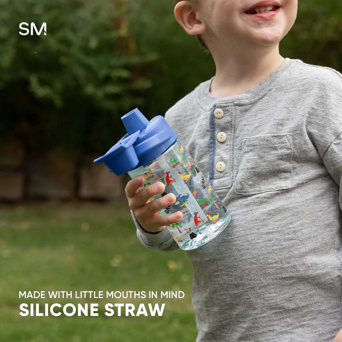 Simple Modern Sesame Street Kids Tritan Summit Water Bottle with Straw Lid