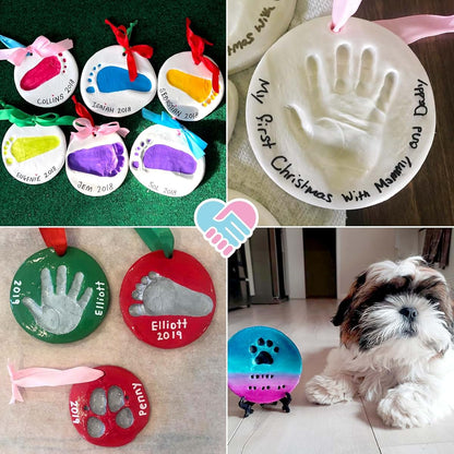 Casting Keepsakes Baby Handprint Ornament Making Kit With Paint Set (photo 3)