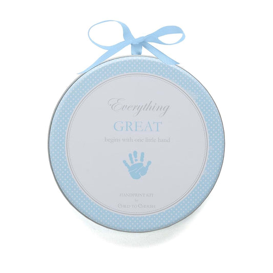 Child to Cherish My Child's Claydough Handprint with Hanger, Blue