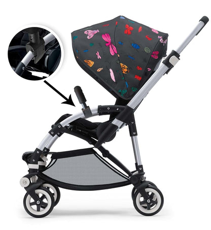 Neutral Bumper Bar For Bugaboo Bee Strollers In Faux Leather (photo 2)