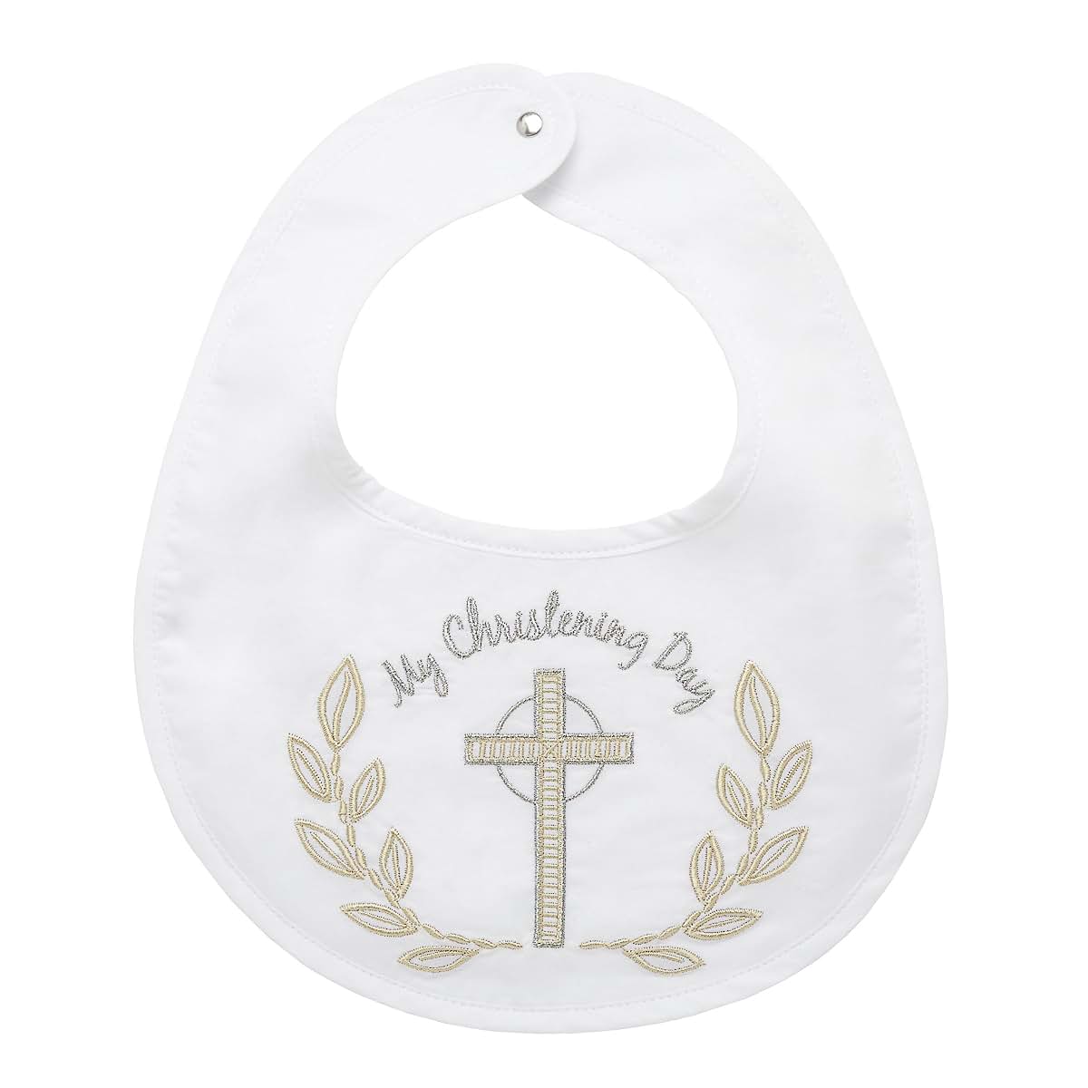 C.R. Gibson Baby Bib And Booties Christening Gift Set, 3-Piece