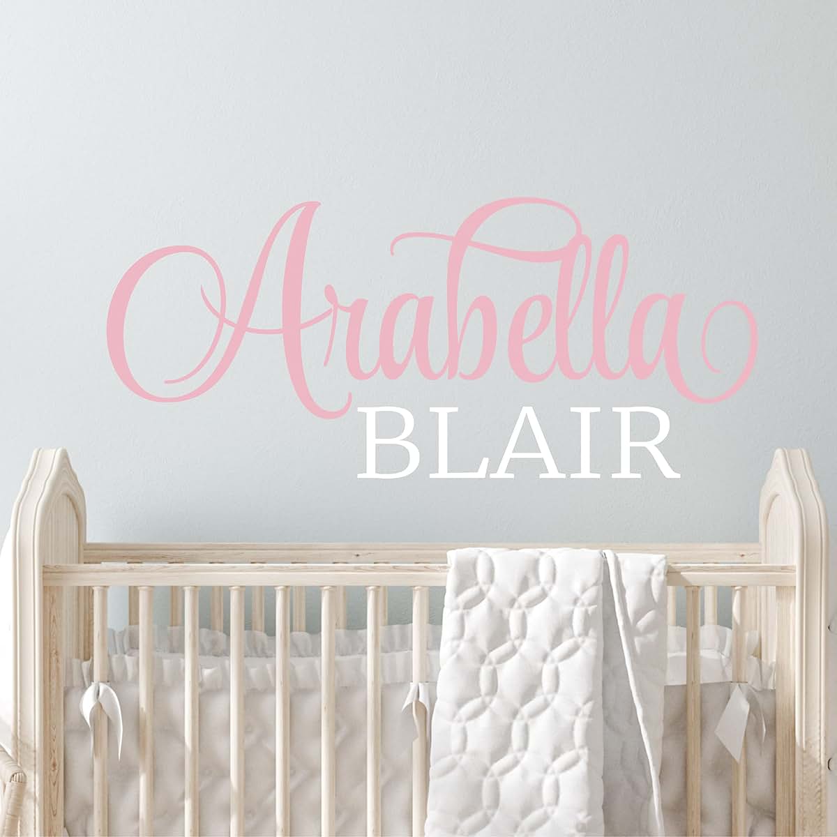 WallTag Custom Name Wall Decal Nursery Vinyl Wall Art
