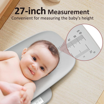 Baby Scale and Height Measuring Device with Hold Function