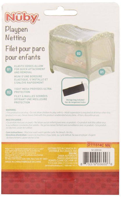 Nuby Mosquito Net Tent, Universal Size for Playpens