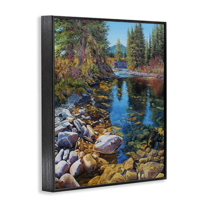 Stoney Creek Forest Landscape Framed Giclée Print | Stupell Industries