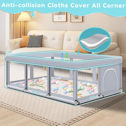 Fshibila Large Baby Playpen