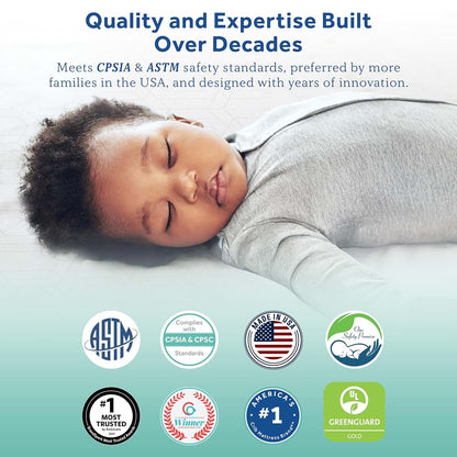 Sealy Baby Infant & Toddler Crib Mattress With 204 Coils