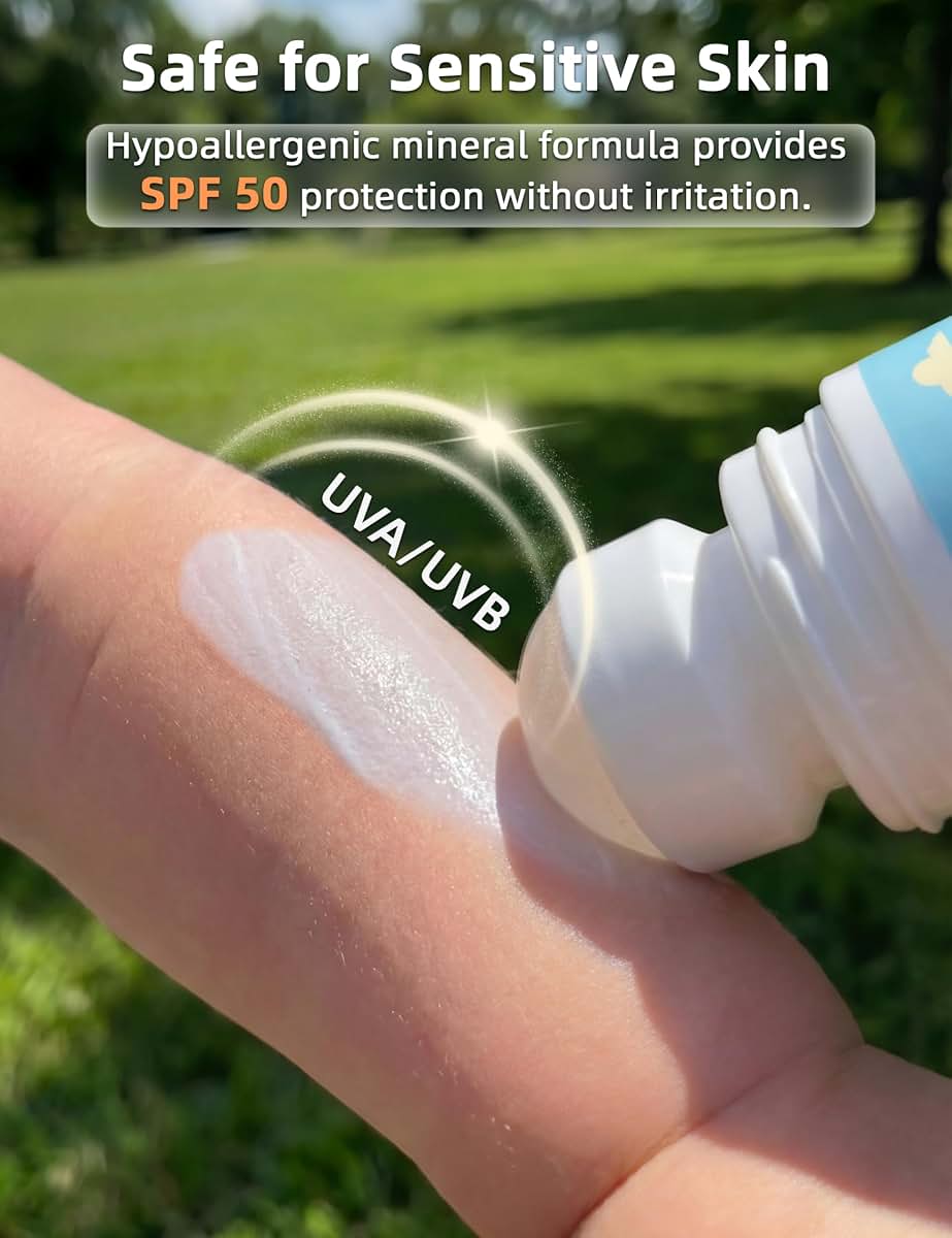 Bella's Friends Life Kids Roll-On Mineral Sunscreen SPF 50 for Face & Body, Natural Sunscreen Lotion Applicator, Travel (photo 4)