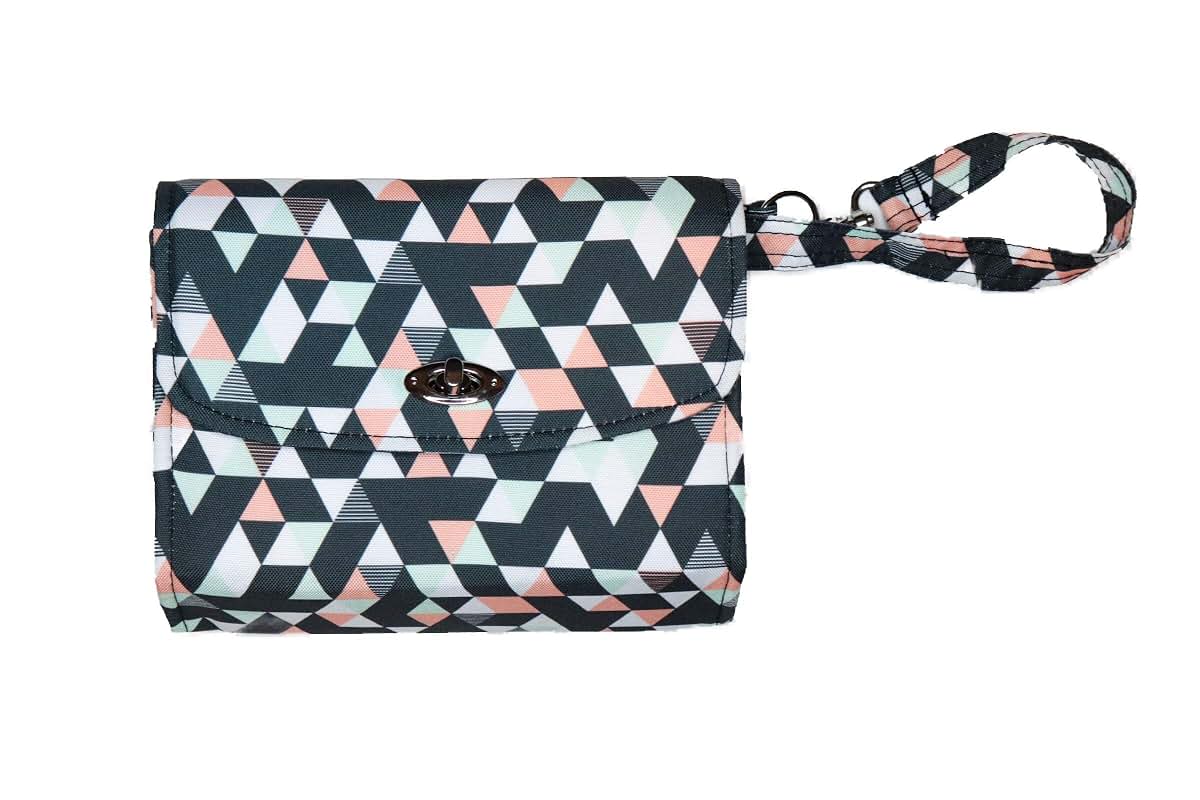 LillyBit Uptown Diaper Clutch (Triangles)