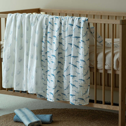 Civarua Kids Muslin Swaddle Blankets 4 Pack