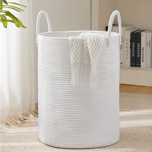 YOUDENOVA Woven Rope Laundry Hamper
