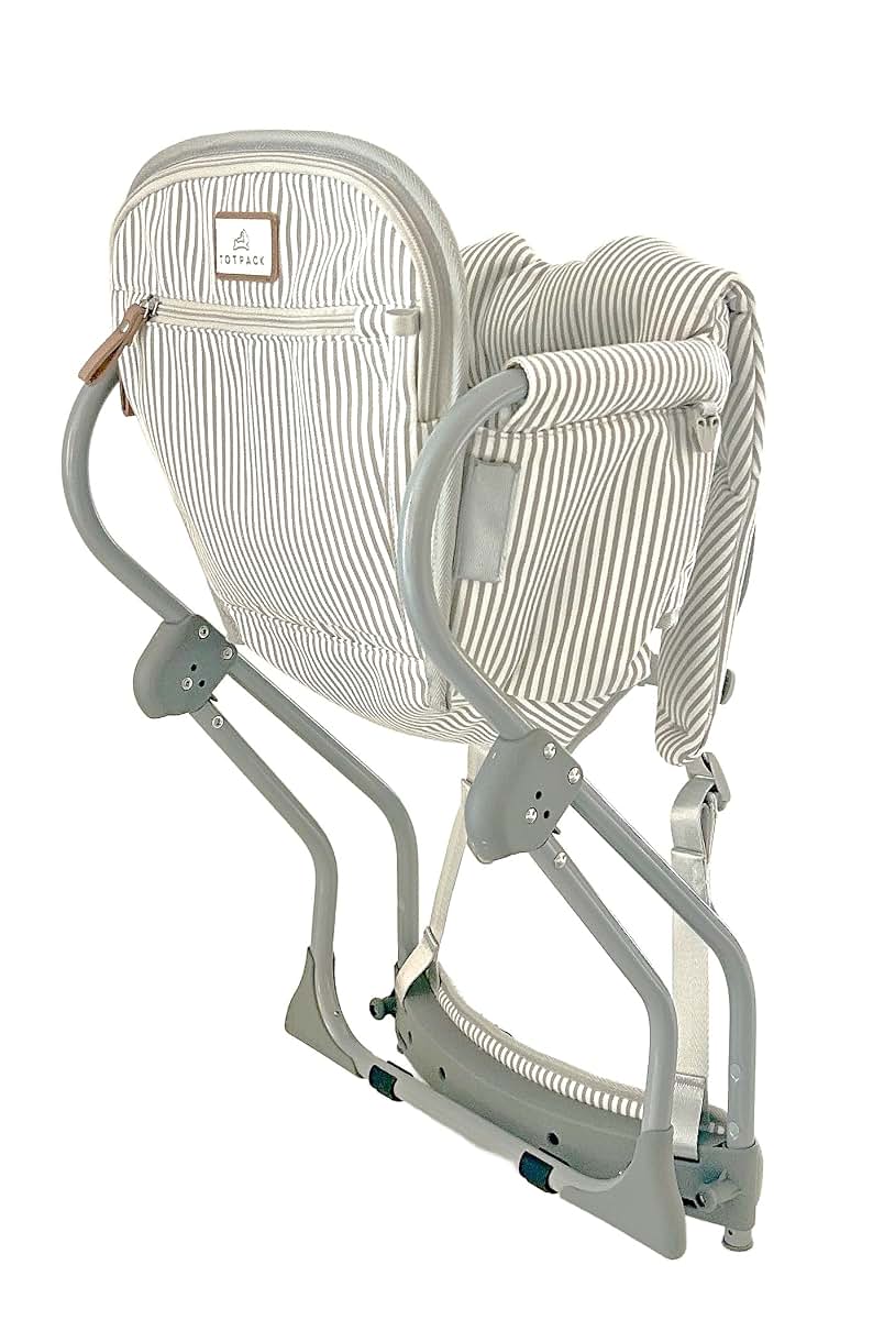 TotPack: Lightweight Backpack Carrier | Premium Features, Ergonomic Aluminum Frame & Kickstand. (Everyday Comfort. Easy