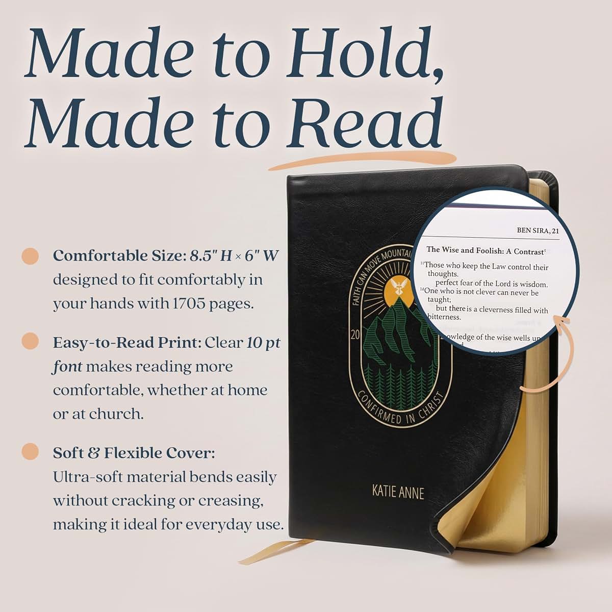 The Catholic Company Personalized Confirmation Adventure Bible, NABRE Edition