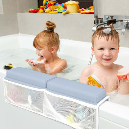 Bahoki Essentials Bath Kneeler Set with Memory Foam Support and Mesh Organizer
