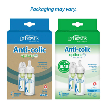 Dr. Brown's Anti-Colic Glass Baby Bottle 4oz