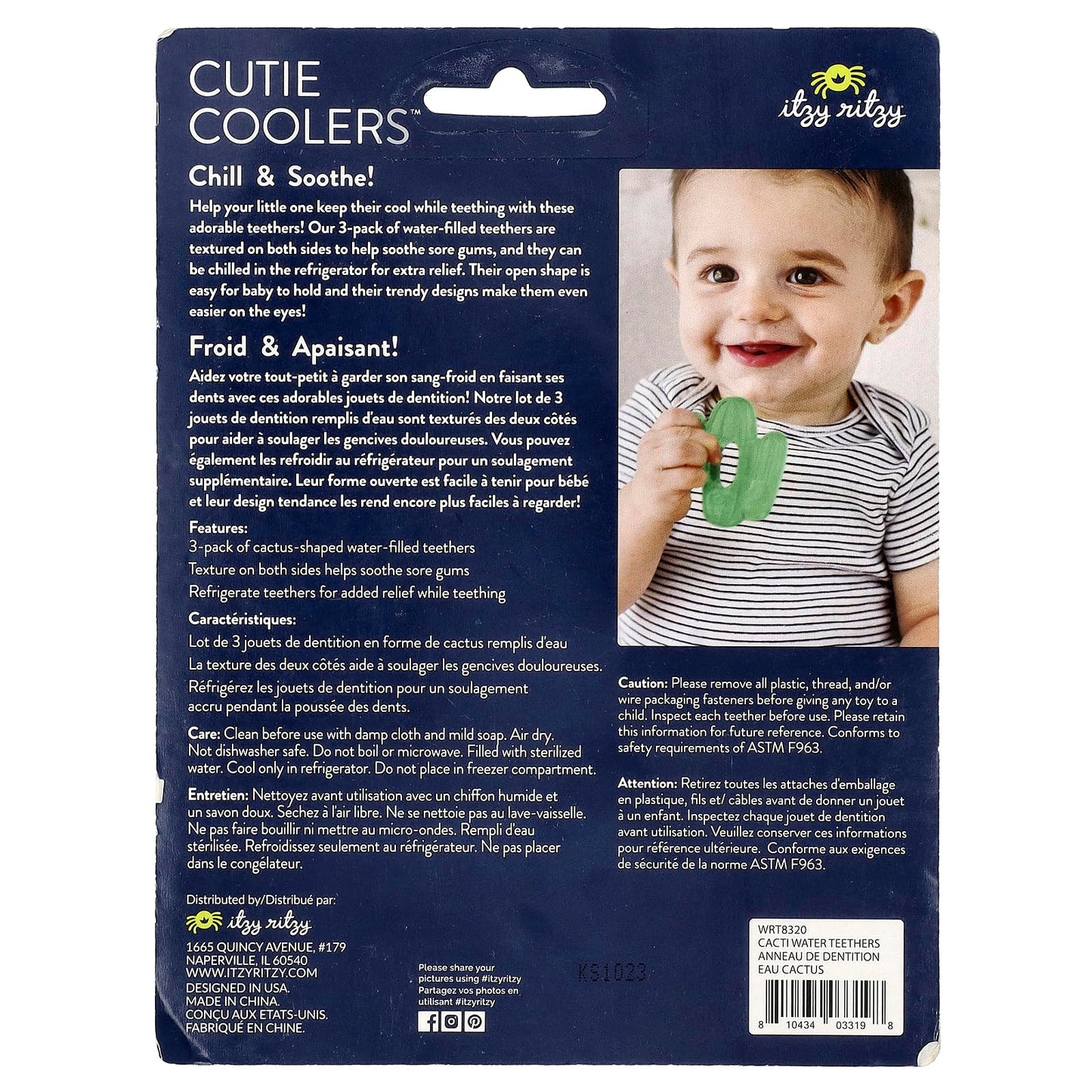 Itzy Ritzy Water-Filled Teethers Set of 3