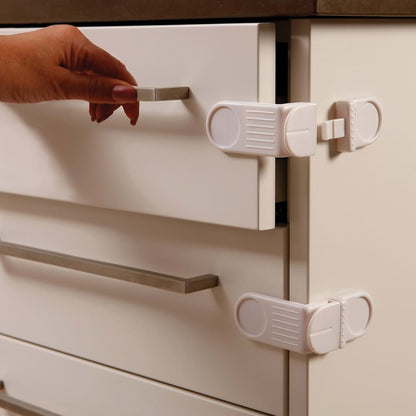 Dream Baby Angle Locks for Corner Drawers and Cabinets - 4 Count