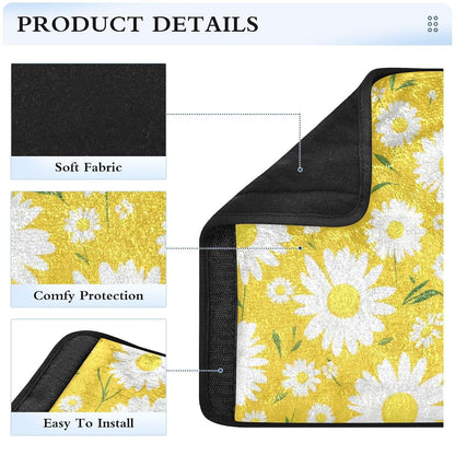 Flannelette Seat Belt Covers for Car Seats and Strollers