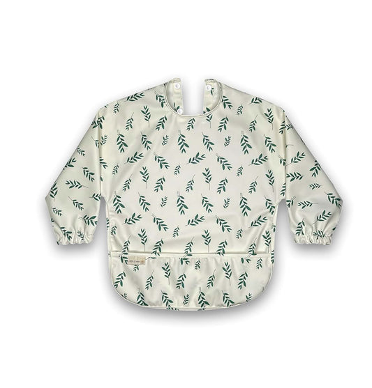 Little Keegs Long Sleeve Baby Bib - Toddler Art Smock Feeding Baby Apron Eating Shirt Waterproof Wearable Full Sleeved