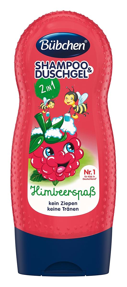 Bübchen Kids Shampoo und Shower Himbä Raspberry Hair And Body Wash
