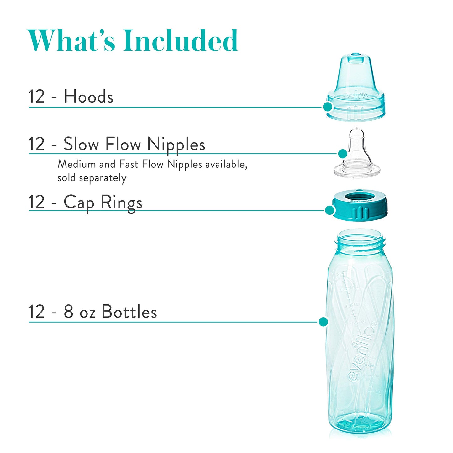 Evenflo Classic Tinted Bottles 8oz
