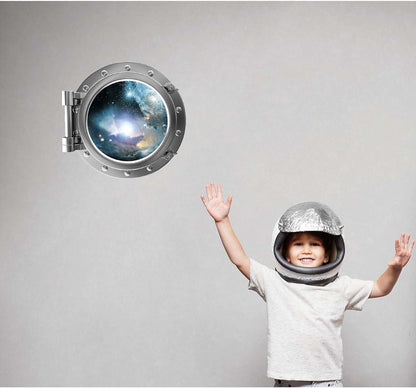 Stickit Graphix 12" Space Porthole Wall Decal - Nebula & Stars (photo 4)