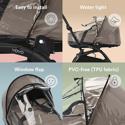Stokke YOYO Rain Cover for Newborn Shell