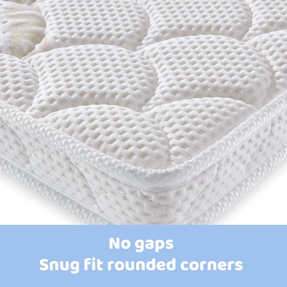 Tiankehan Mini Crib Mattress, 38x24x4 Inch Dual Sided Comfort Foam