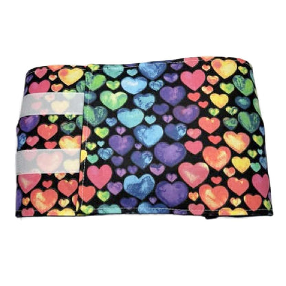 BabyOneStop Watercolor Hearts G-Tube Pillow Belt For Tummy Time