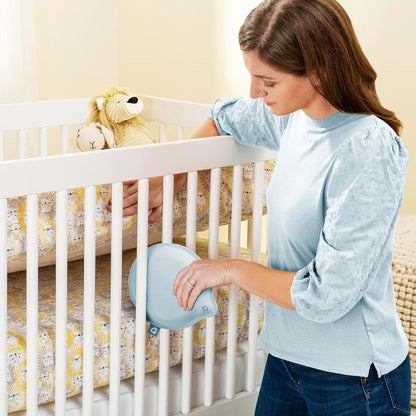 Munchkin Lulla-Vibe Vibrating Pad Baby Sleep Soother, Light Blue