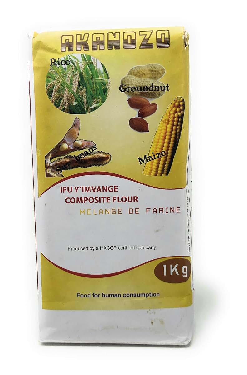 Akanozo Composite Flour Ifu Yimvange Porridge Flour 2.2 Lbs