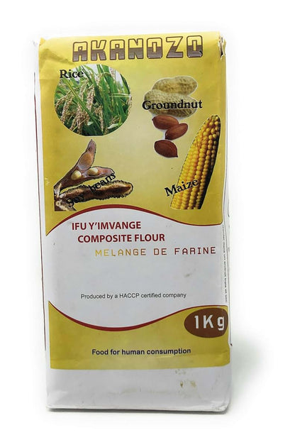 Akanozo Composite Flour Ifu Yimvange Porridge Flour 2.2 Lbs