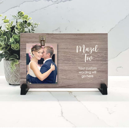 Florida-Funshine Personalized Mazel Tov Picture Frame - Personalized