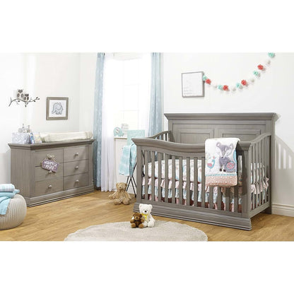 Sorelle Paxton 4-In-1 Convertible Crib In Heritage Grey (photo 2)