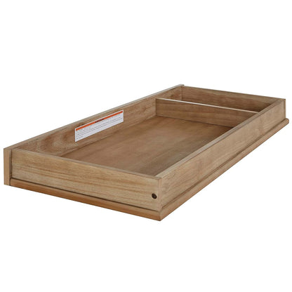 Evolur Mini Changing Tray in Barnwood – Solid Wood Dresser Changing Station