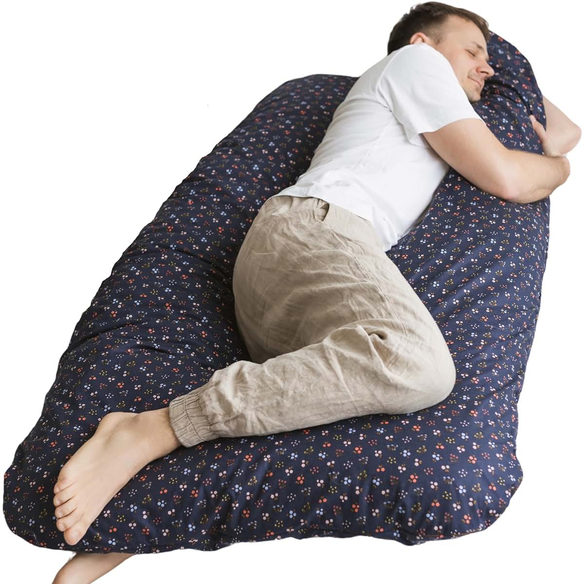 Minicamp U-Shaped Pregnancy Pillow In Navy Blue