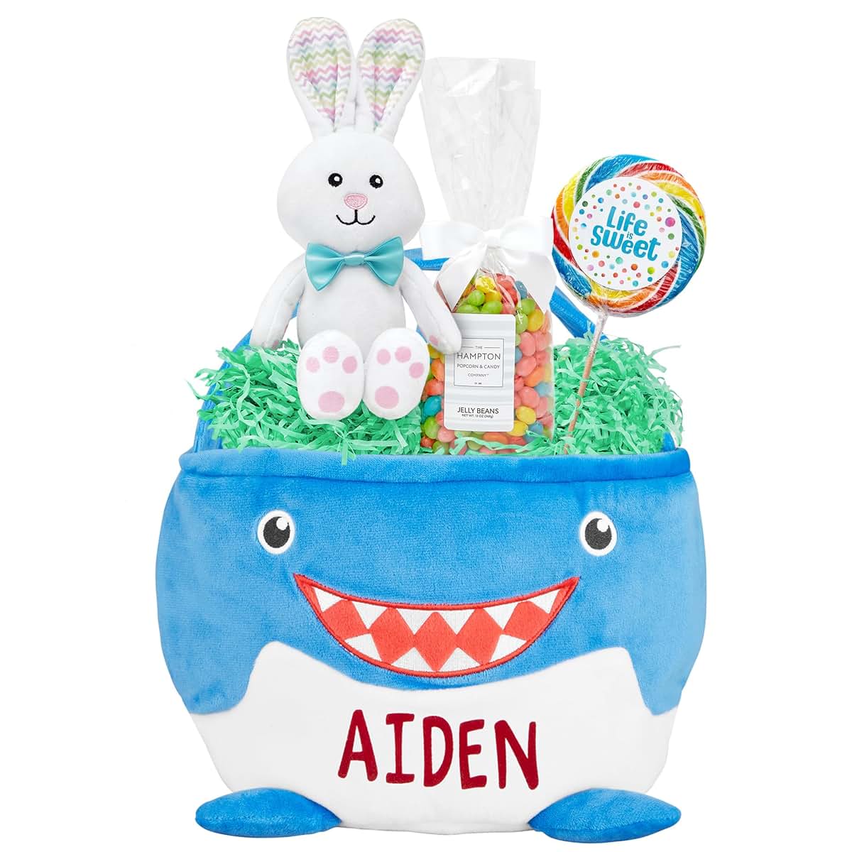 Let's Make Memories Personalized Easter Basket for Kids - Custom Holiday Decoration For Boys and Girls - Fillable with