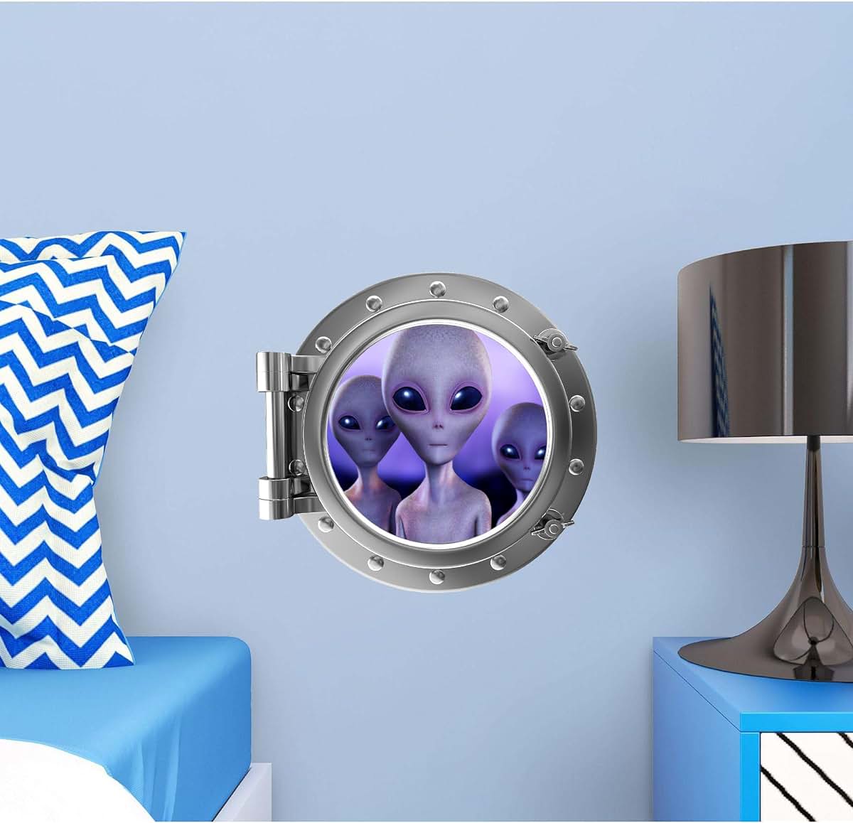 PortScape Aliens Space Window Vinyl Wall Sticker Decal