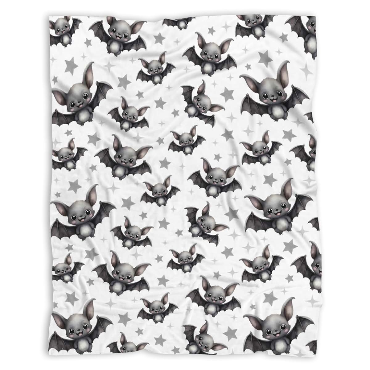 SUPERICH Bat Blanket Halloween Throw Blanket for Kids and Family, 40x30 Inch Microfiber Flannel