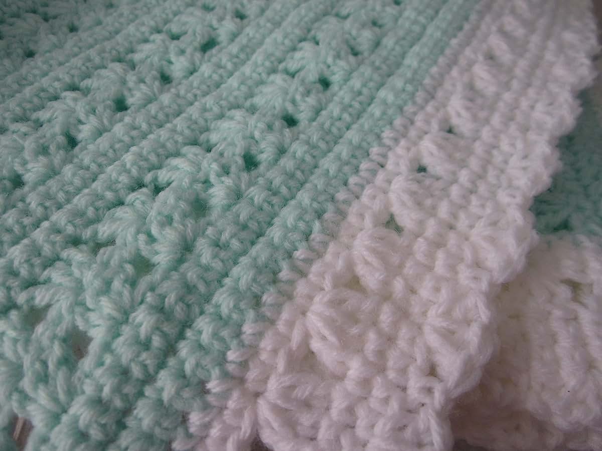 Kim's Crochet Designs New Hand Crochet Baby Blanket (photo 3)