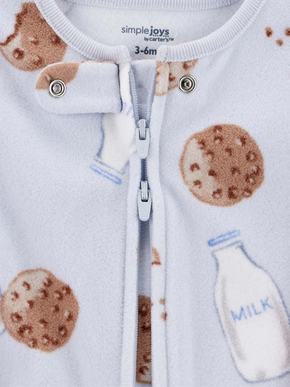Simple Joys by Carter's Unisex Baby 2-Pack Fleece Footed Sleep and Play (photo 4)